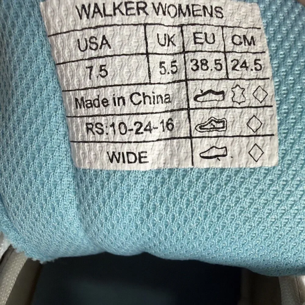 Vionic Walker Shoes Womens Size 7.5W Orthotic Walking Sneaker